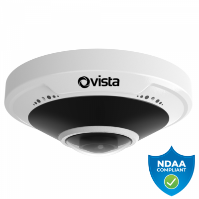 Vista VIP-F5MP14IRMAUAL 5MP 1.4MM IP66 NDAA Complient IP Fisheye Camera